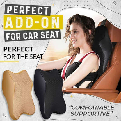 Car Seat Neck Rest Pillow Memory Foam Headrest Cushion for Car & Travel