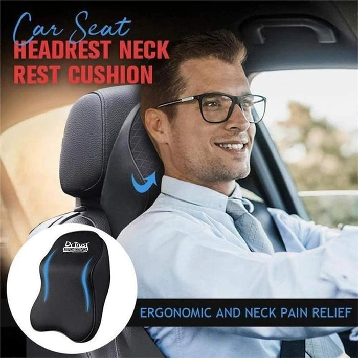 Car Seat Neck Rest Pillow Memory Foam Headrest Cushion for Car & Travel
